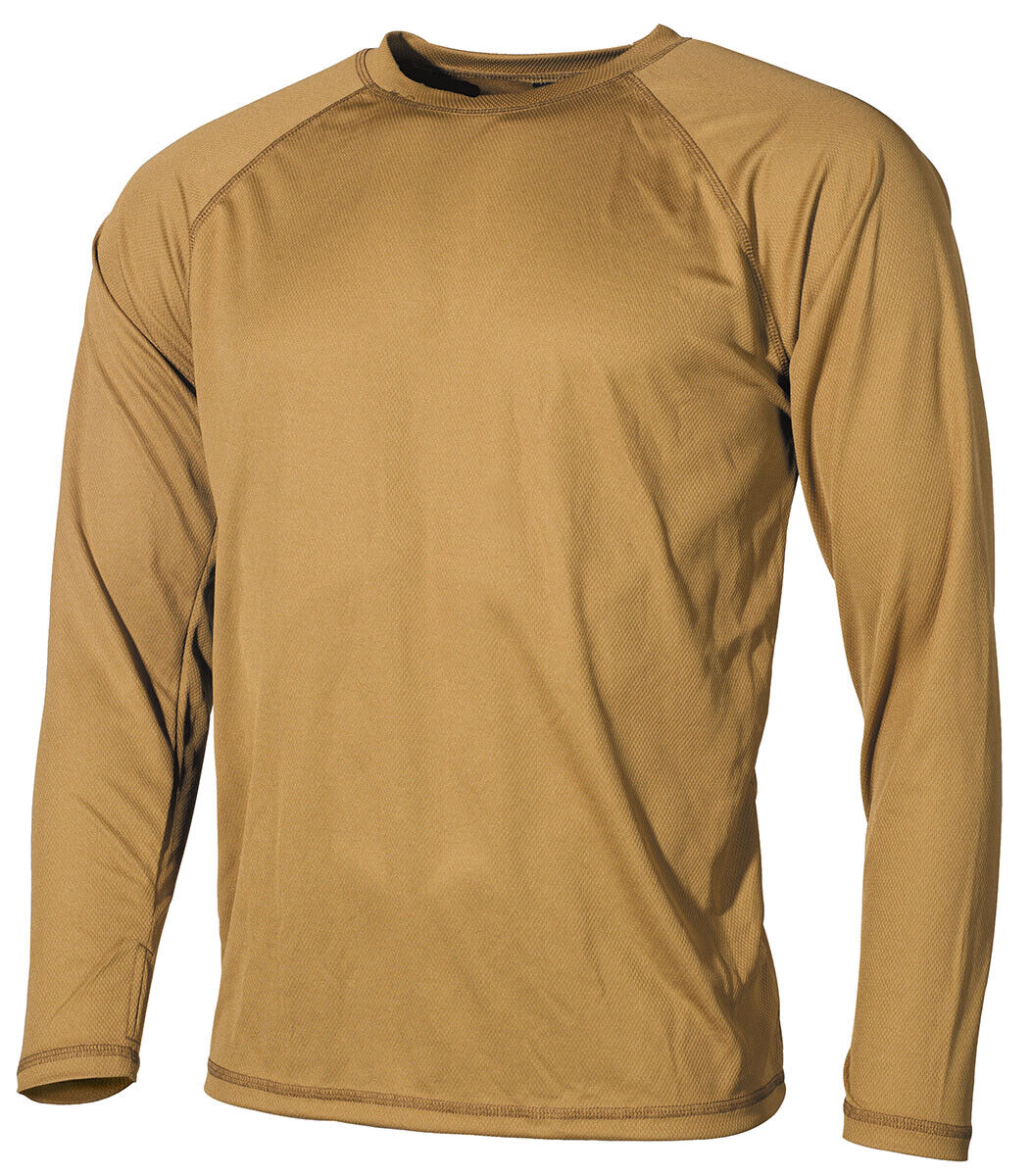 US Army Military Undershirt Breathable Fleece Level I GEN III  Coyote Tan