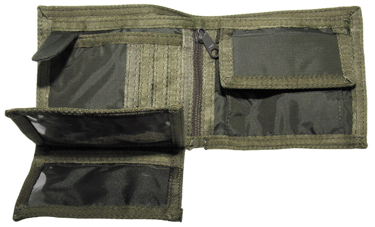 Nylon Wallet Military Army Style BW camo Cordura