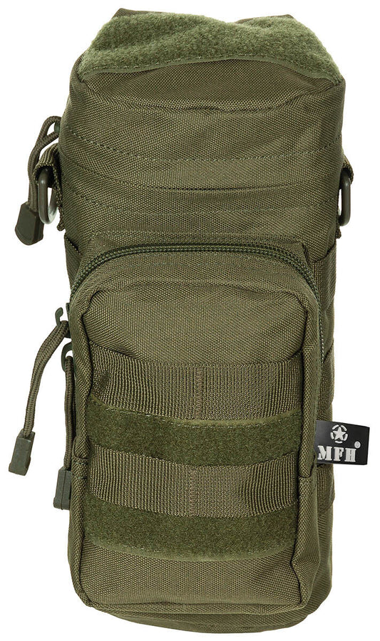 Pouch Bag Round Military Army Style MOLLE OD Green