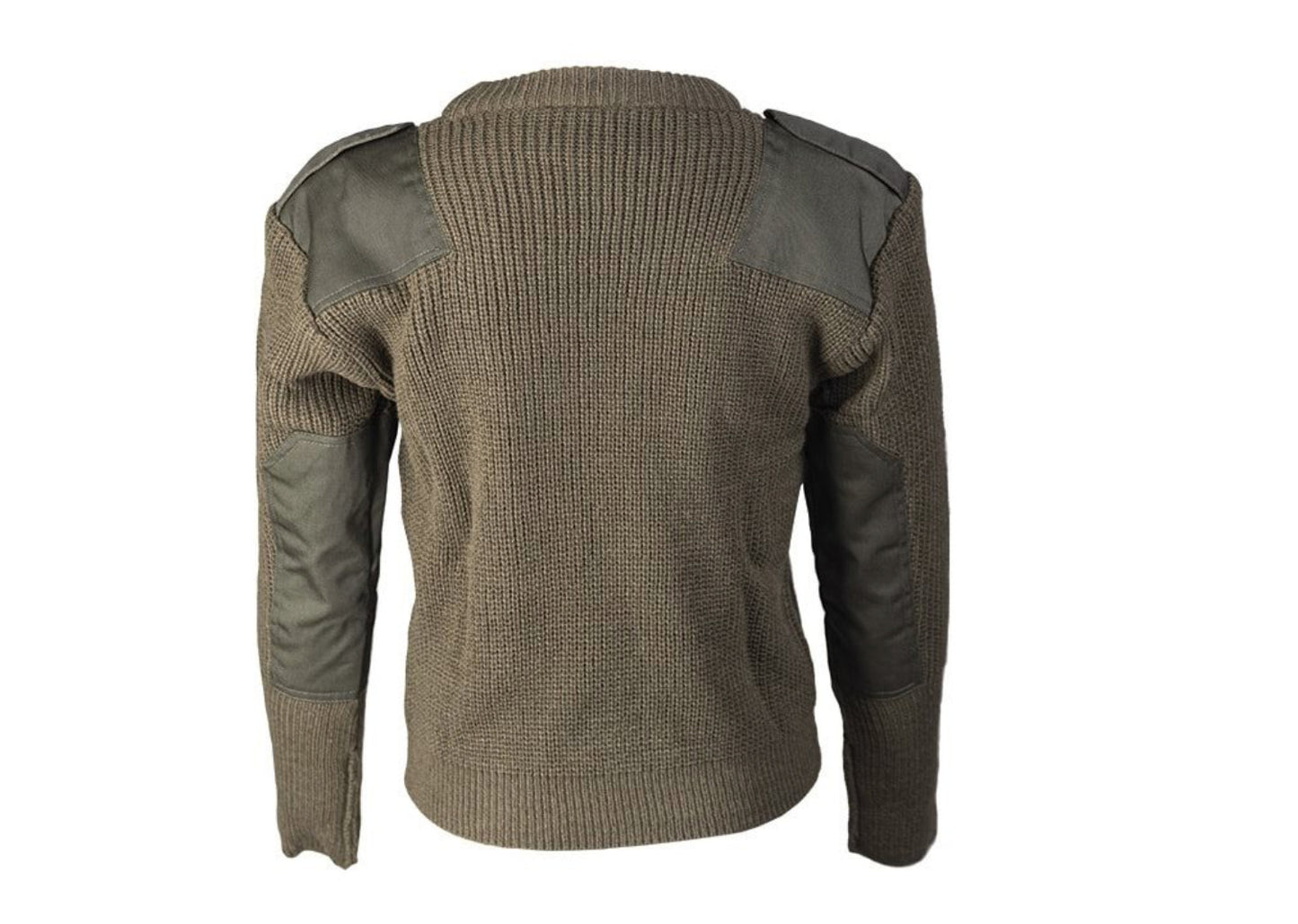 Army Style Kids Commando Outdoor Camping Sweater With Pockets Od Green