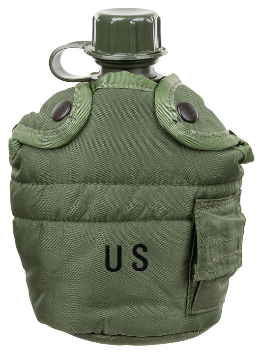 Original US Army Military Combat Canteen OD green 1L
