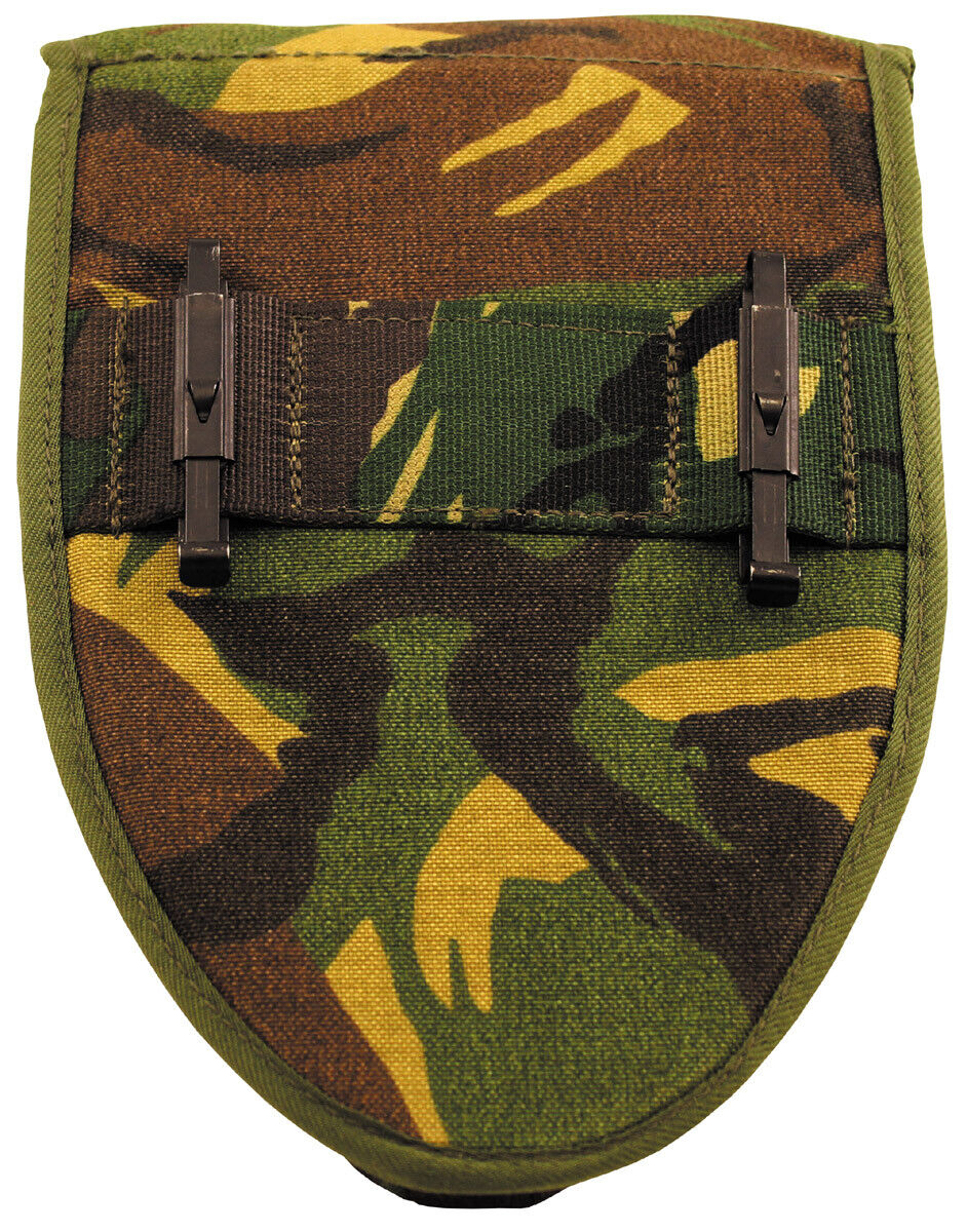Original Dutch Army Military NL Shovel Pouch Alice Clip NL Camo Used
