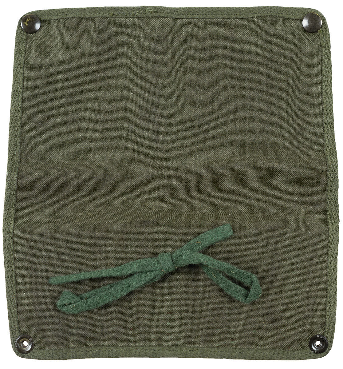 Original British Army Military GB Bag For Gun Cleaning Set Canvas, OD Green Used