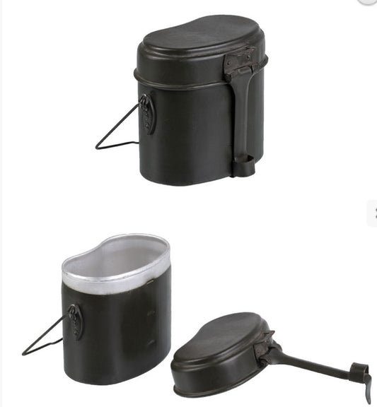 Genuine Romanian Army 2-Piece Mess Kit Authentic  Military Surplus Used