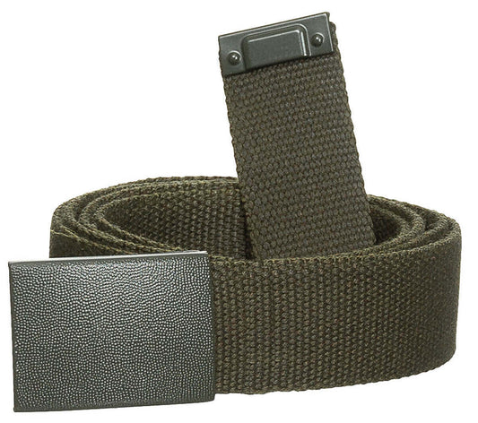 Bundeswehr German Army Belt With Buckle Adjustable up to 130cm OD Green