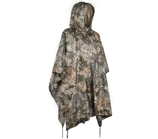 MIL-TEC Wasp II Weatherproof Rain Coat Hunting Wet Weather Poncho Ripstop Camo