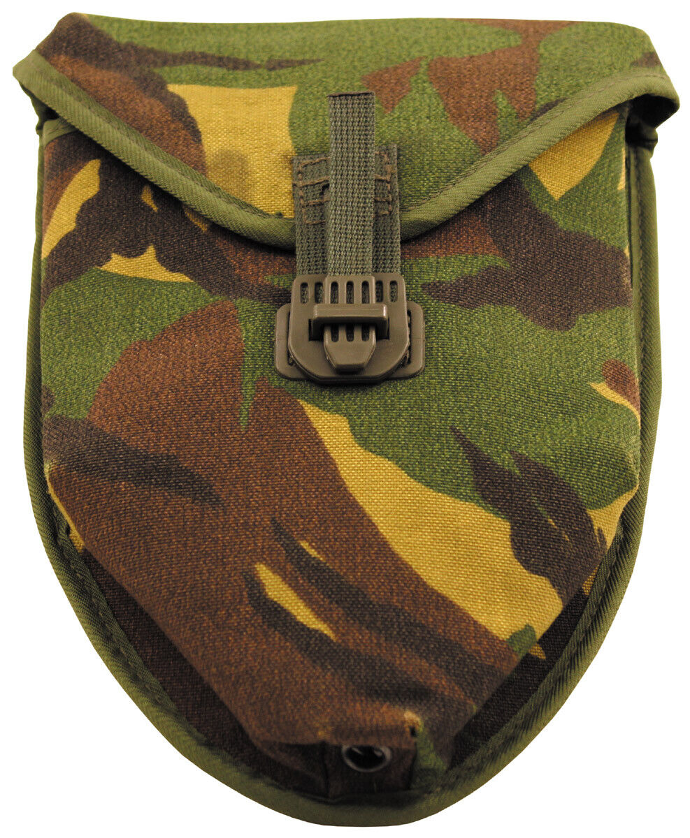 Original Dutch Army Military NL Shovel Pouch Alice Clip NL Camo Used