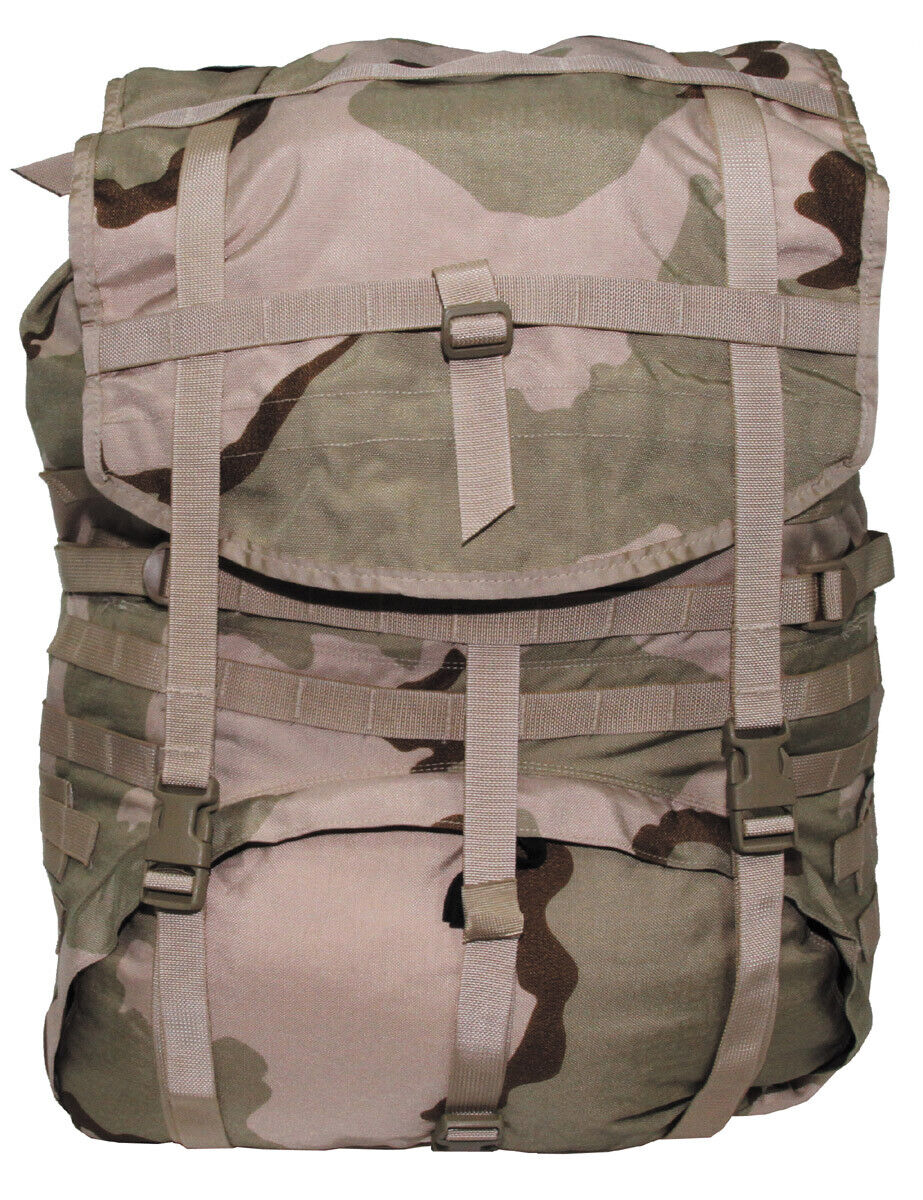 US Military Original Genuine MOLLE II Light 3 Backpack Desert Camouflage New