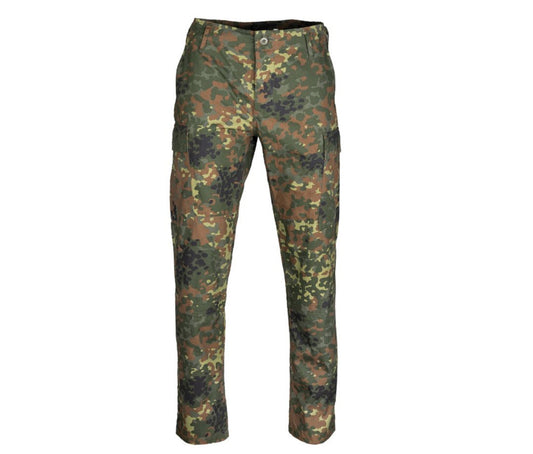 US Army Hunting Camping Trekking BDU Military Style Field Pants Flecktarn