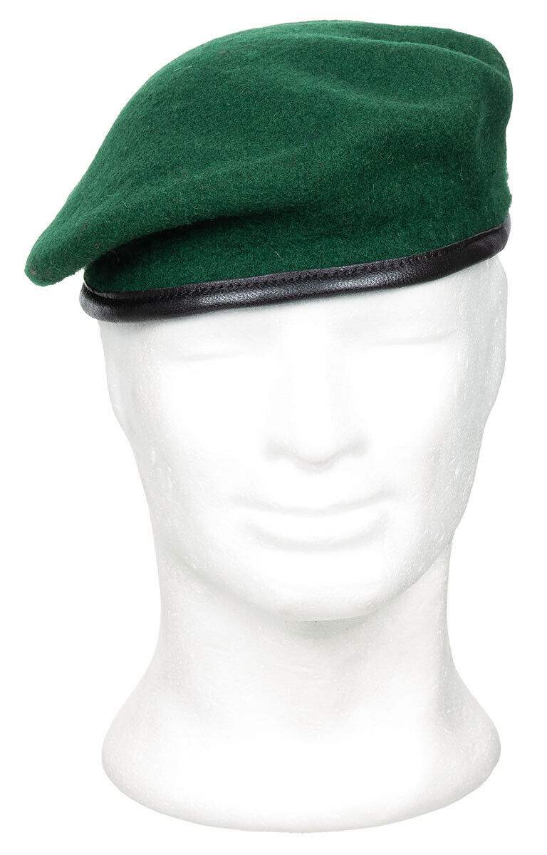 French Army Commando Military Army Small Crown Wool Beret Green
