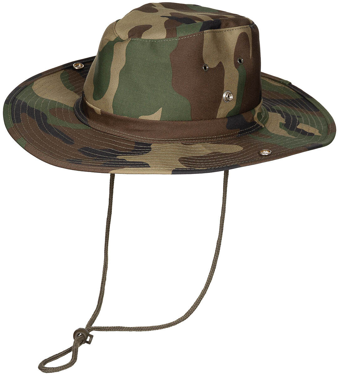 MFH Special Forces Boonie Army Bush Hat Camo Military foldable brim Woodland
