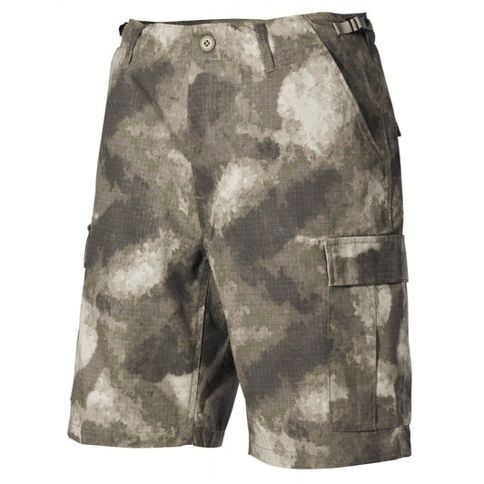 US Bermuda Shorts Men's Military Army BDU Leg Pockets Rip Stop HDT-camo