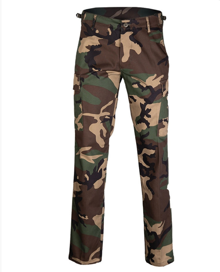 Mil-Tec US BDU Style Ranger Field Pants Straight Cut Woodland