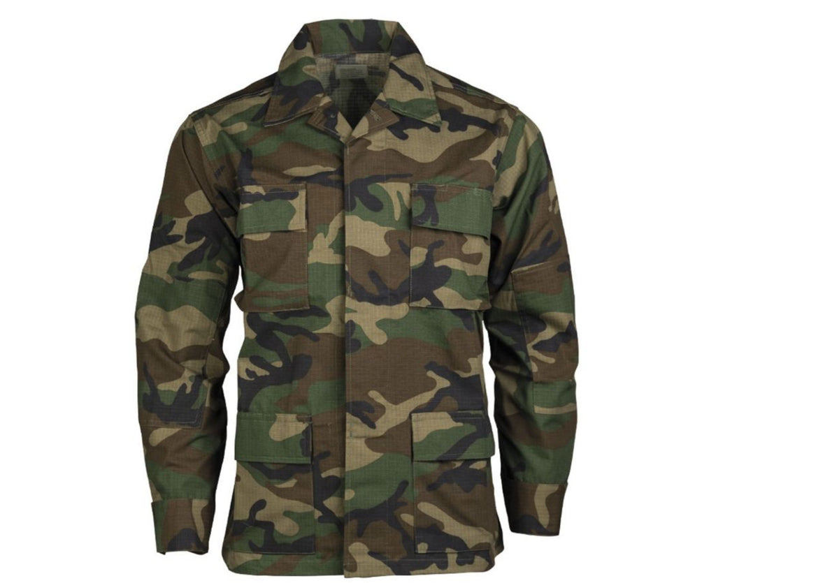 Mil-Tec US Ripstop BDU Field Jacket Woodland