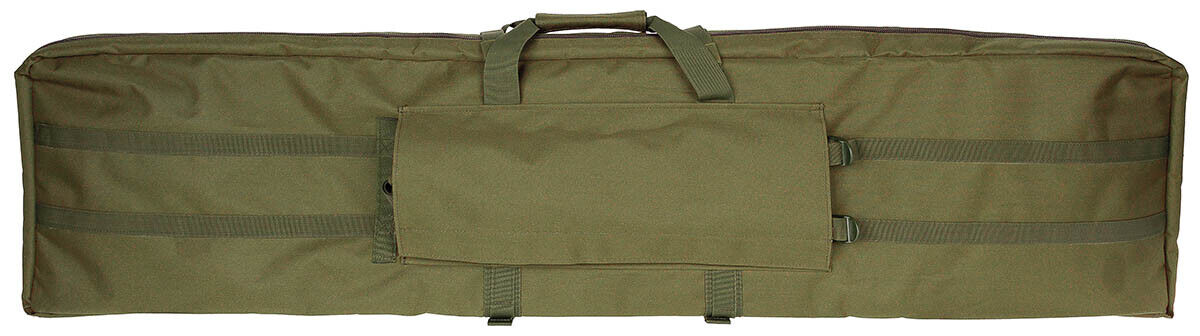 Large OD Green Rifle Bag Padded Wearable as Backpack Multiple Compartments