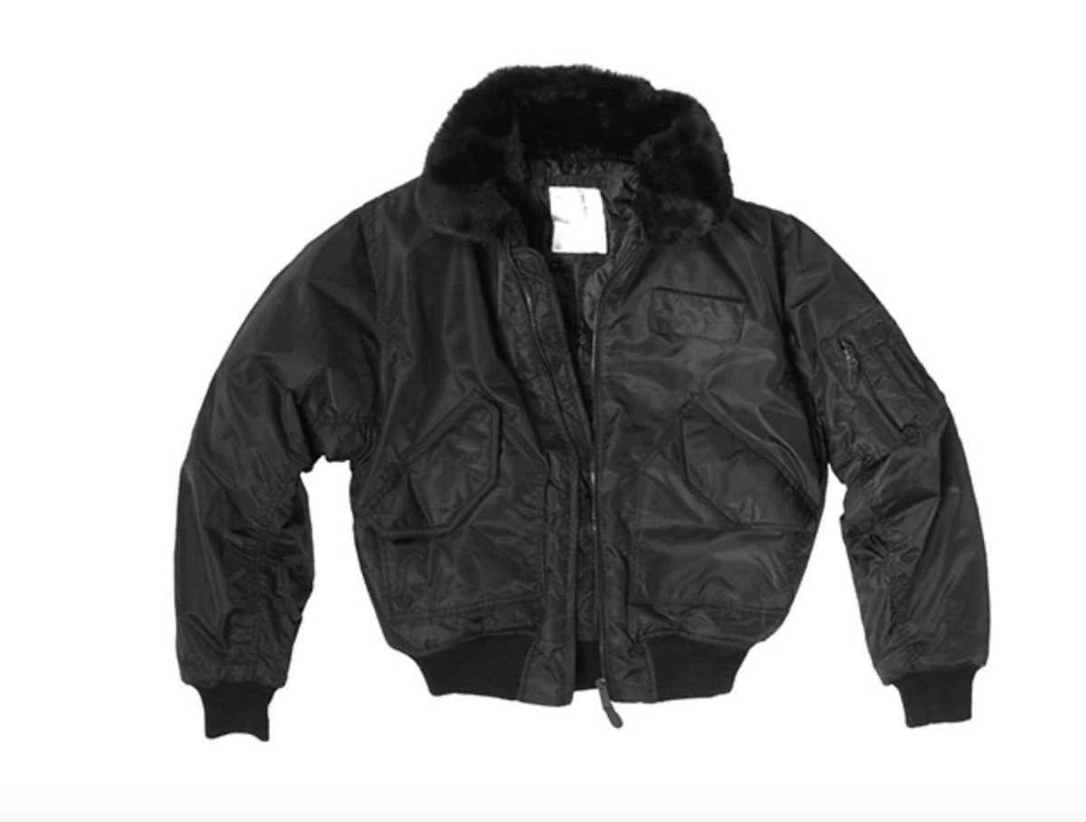 Mil-Tec Swat CWU Jacket with Detachab.collar Black