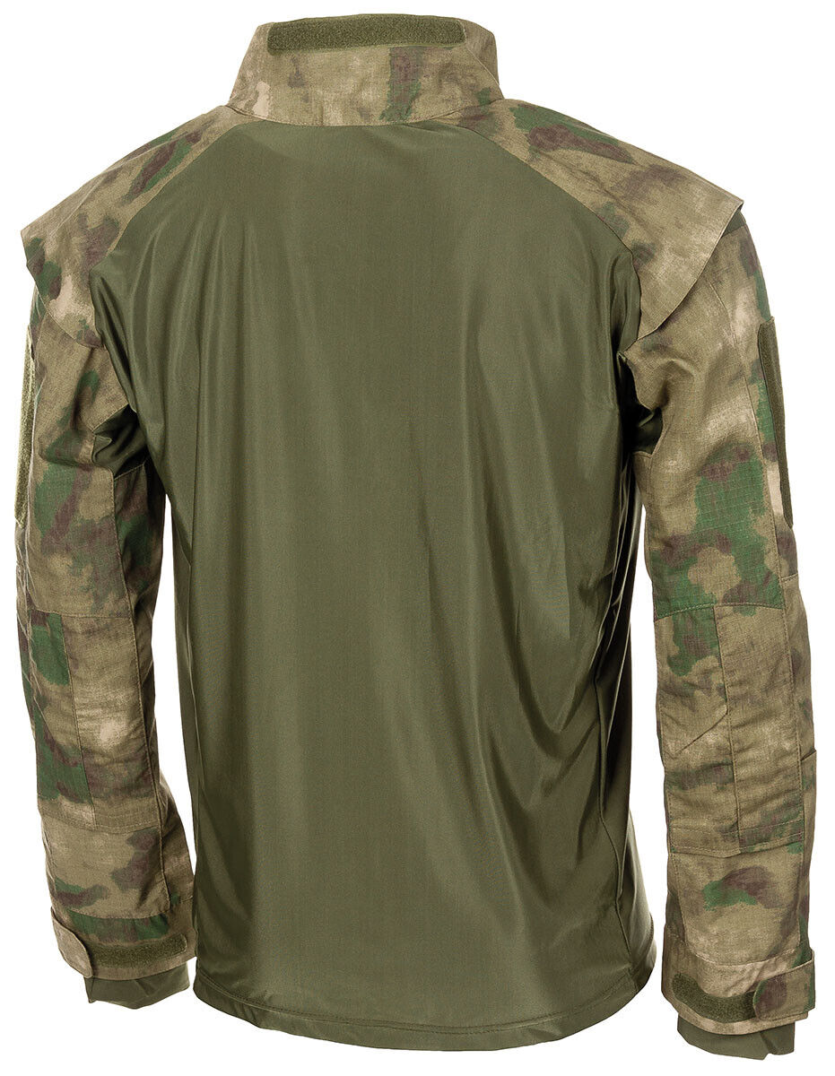 US Army Tactical Military Shirt Long Sleeved HDT Camo FG
