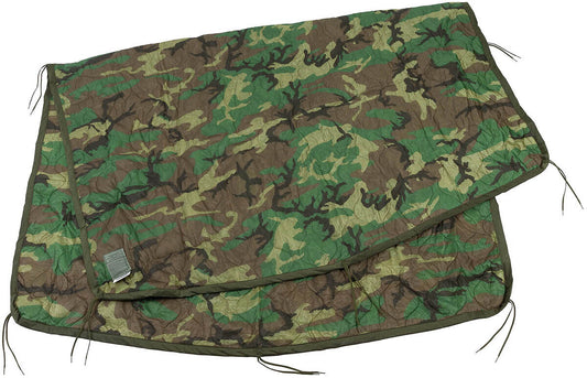 Original US Army Military Combat GI Poncho Liner Woodland 160x225cm
