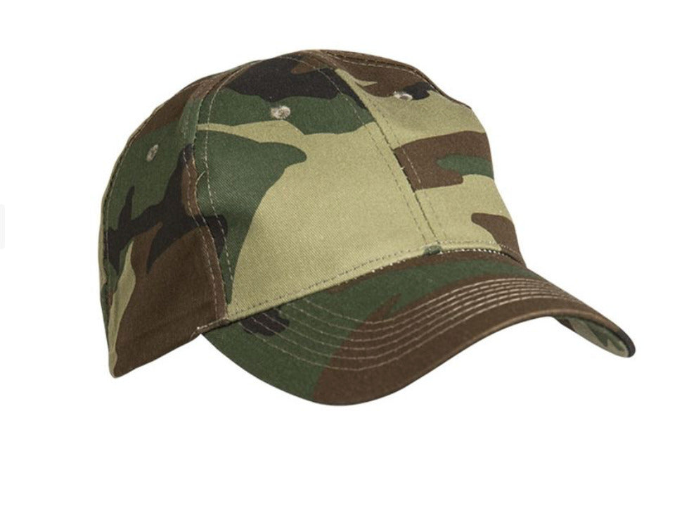 Softshell Baseball Cap Outdoor Summer Hat Tactical Cap Woodland