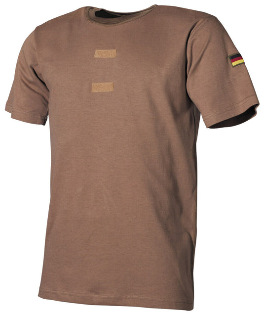 Bundeswehr Army Undershirt Tropical Coyote Tan Loop Panels German Flag