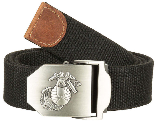 US Marines Corps Web Belt Up To 130cm Black