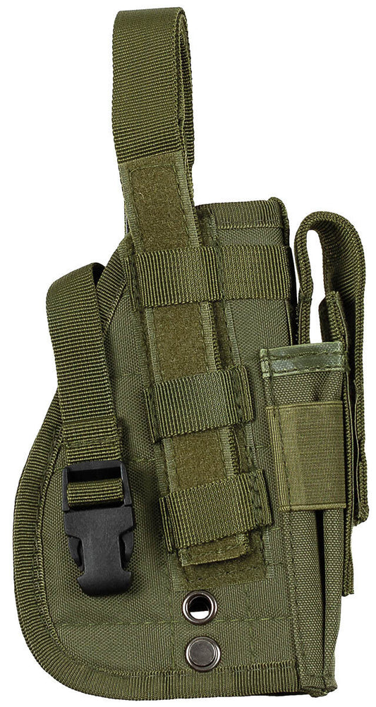 Pistol Holster Military Army Combat Style MOLLE Right OD Green
