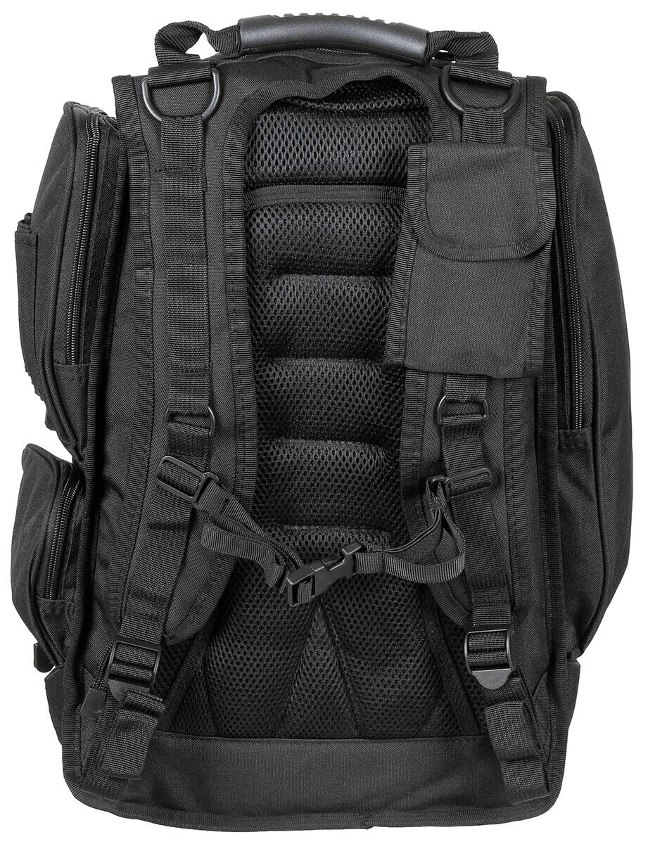 US National Guard Black Backpack Adjustable Straps Detachable Phone Pocket