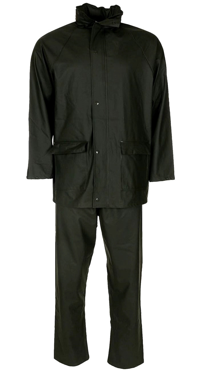 Original Belgian Army Military BE Waterproof Rain Suit OD Green Genuine Surplus