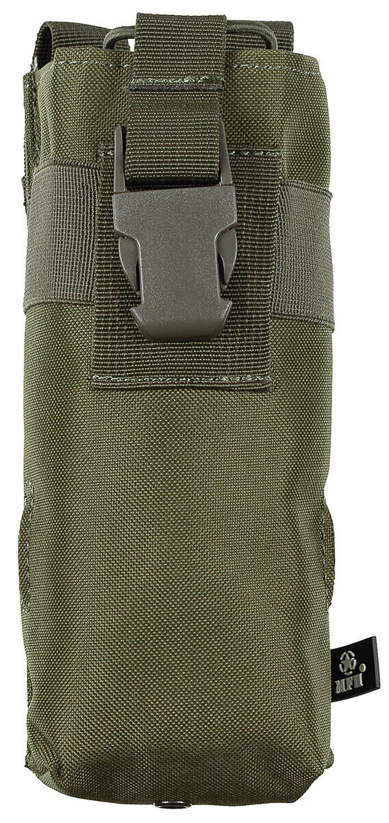 Pouch Radio Bag Round Military Army Style MOLLE OD Green