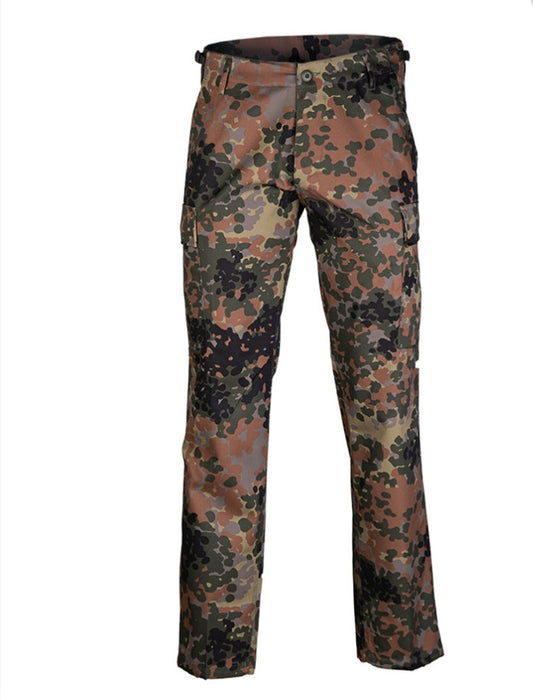 US Army Trousers Rangers Hunting Trekking BDU Military Style Pants Flecktarn