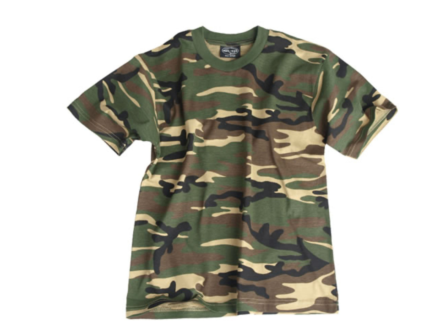 US Army Style Kids Size T-Shirt Outdoor  Camping Sport Camo