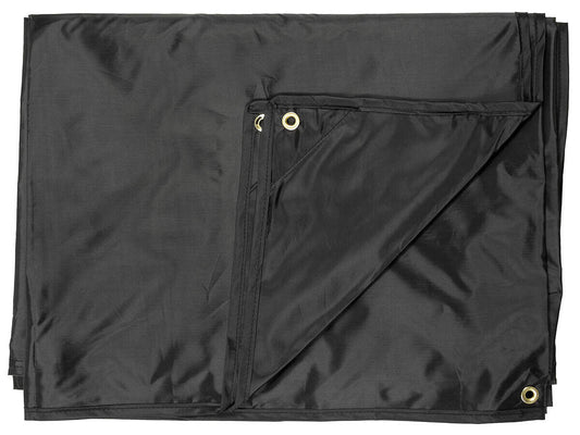 Tarpaulin Waterproof Military Army Outdoor Cover Black ca. 300x500cm