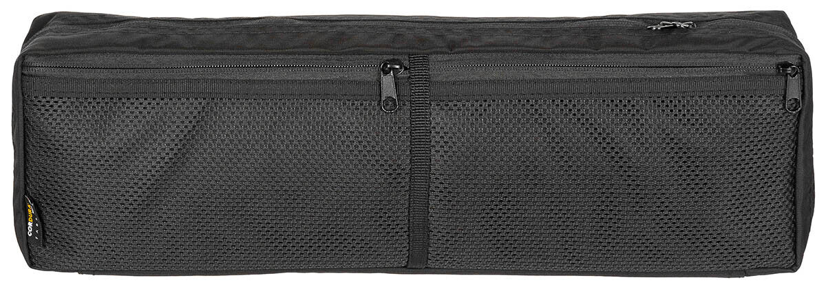 Black Utility Pouch - Mission IMultipurpose | Padded Compartment Mesh Pocket
