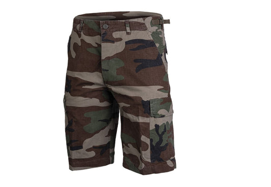 MIL-TEC US BDU Shorts Bermuda Army Patrol Outdoor Hunting Fishing Woodland