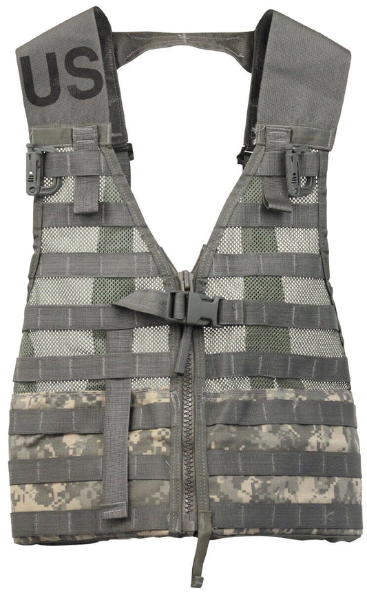 Original US Army Military Combat Vest MOLLE II Modular FLC AT-digital Used