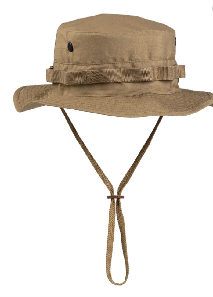 US Army Style Hat Outdoor Hunting Fishing Boonie Summer Cap Coyote One Size