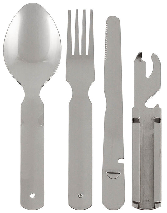 Bundeswehr German Army Cutlery Set 4-Parts Imitation Stainless Steel