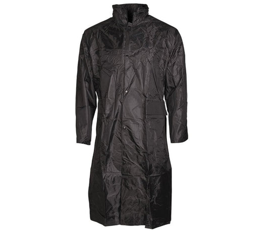 MIL-TEC Weatherproof Outdoor Jacket Wet Weather RainCoat Black