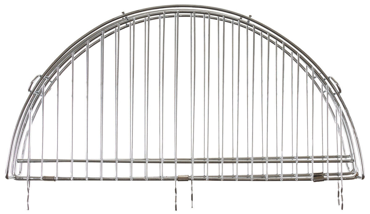 Foldable Round Grill Grate Halvable for Transport Solid Chain Suspension