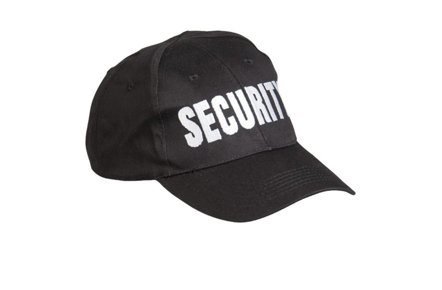 Security Guard Police Baseball Cap With Embroid 100% Cotton Black