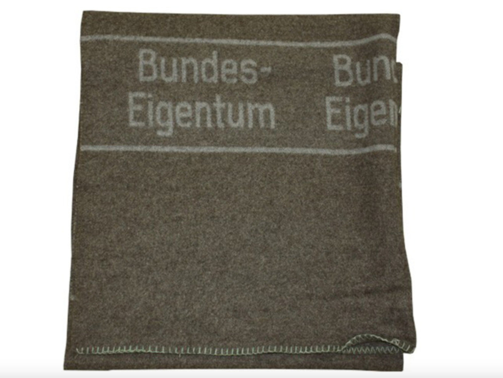 German Army Wool Blanket 210x200 cm - Vintage Military Surplus Used