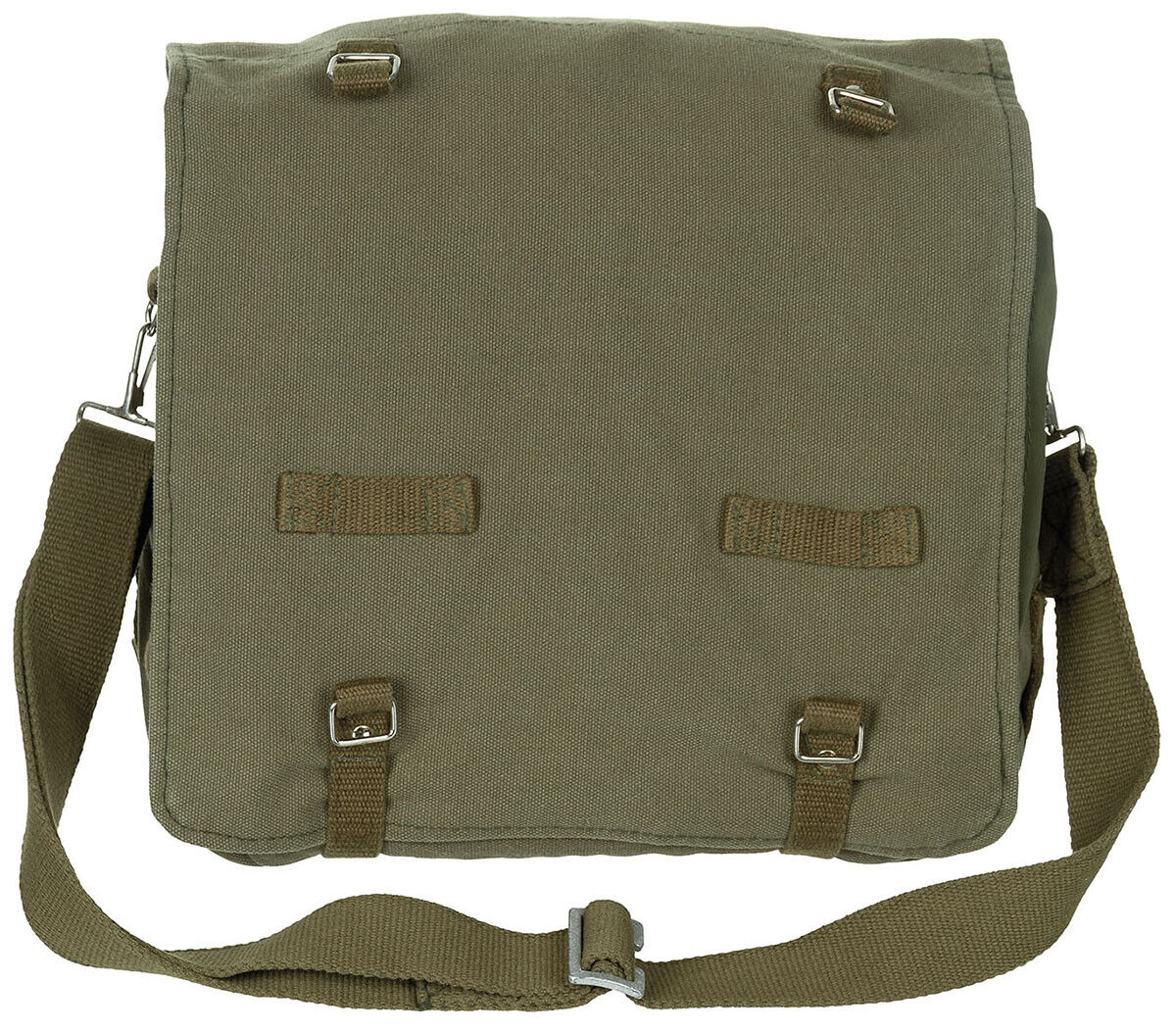 MFH BW Combat Bag Large Crossbody Canvas Tote Pack Hiking OD Green Stonewashed