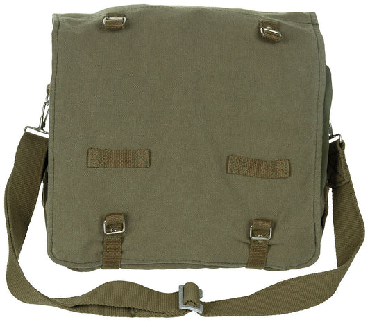 MFH BW Combat Bag Large Crossbody Canvas Tote Pack Hiking OD Green Stonewashed