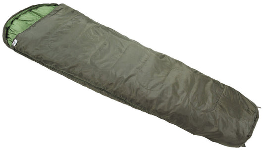 OD Green Mummy Sleeping Bag with 2-Layer Filling