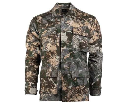 US Army Military Outdoor Light Field Jacket WASP Tech RipStop BDU Style Camo