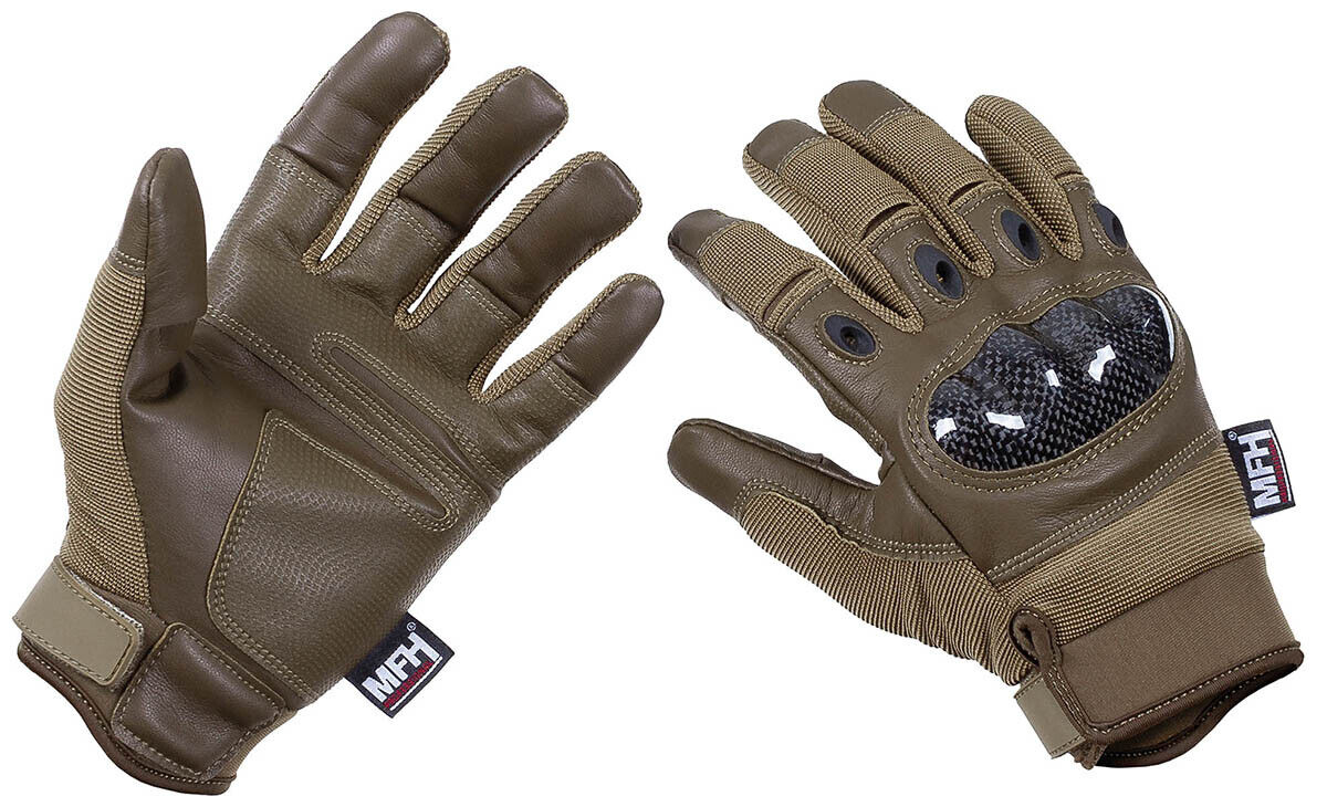 MFH Professional Tactical Gloves Mission Tan