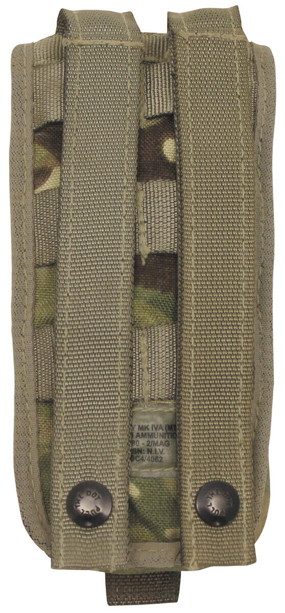 British Original Military Army Ammo Pouch SA 80 Osprey MK IV MTP Camo Used