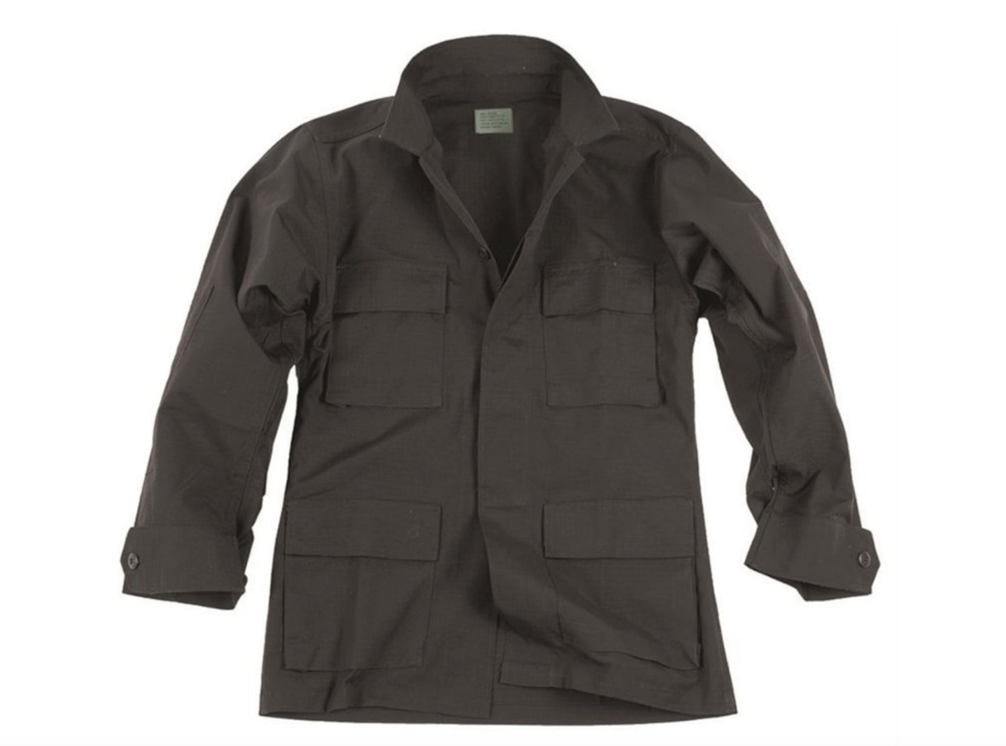 MIL-TEC US Army  Style Light  Jacket BDU RipStop Tactical Combat Field  Black