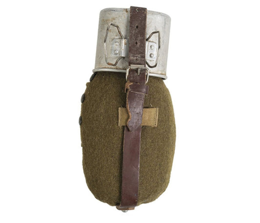 Romanian Army Canteen with Cup & Cover Vintage Military Surplus Durable Used