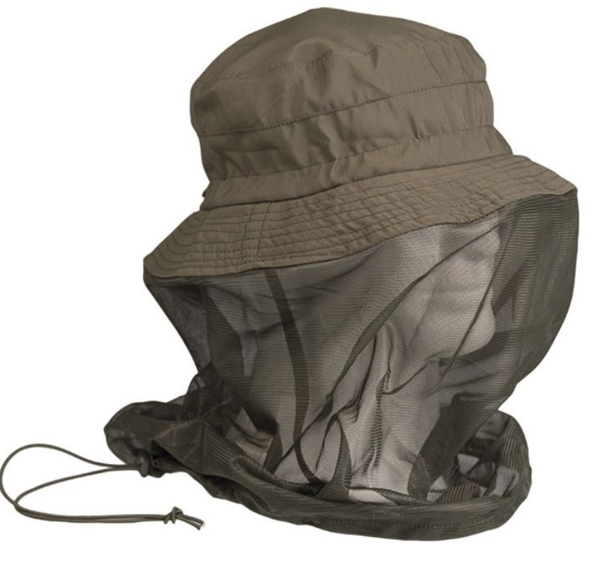 Boonie Hat With Mosquito Net Cap One Size OD Green One Size
